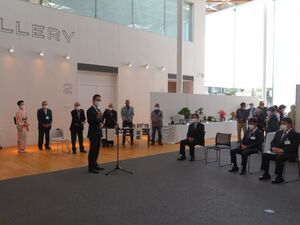 写真：久居地域文化祭オープニングセレモニー 挨拶