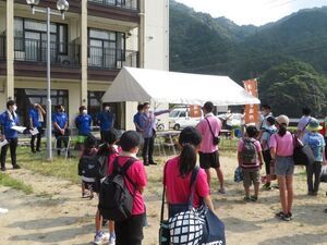 写真：JCサマーキャンプ2021結団式 挨拶