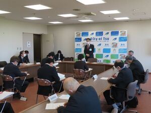 写真:第87回新型コロナウイルス感染症対策本部会議