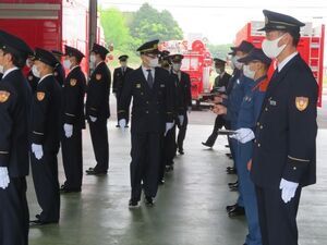 写真:消防特別視閲2