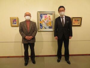 写真:伊藤清和 花・猫・犬を描く展 鑑賞