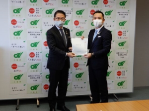 写真:三重県知事への要望