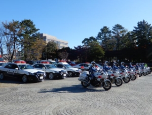 写真:令和元年交通安全・防犯・防火合同出発式2