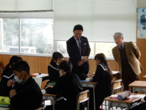 写真:美杉小学校・美杉中学校 訪問2