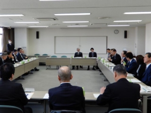 写真：医師確保対策にかかる意見交換会