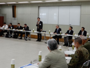 写真：防災会議