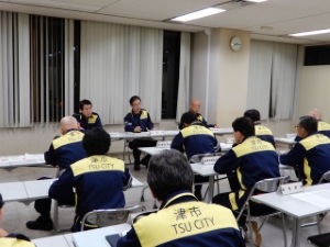 写真:第3回津市災害対策本部会議
