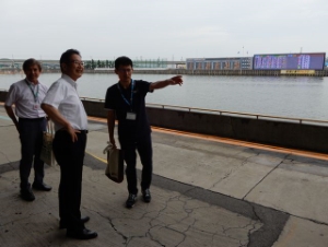 写真：常滑ボートレース場視察2