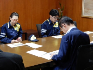写真：平成30年7月豪雨に伴う派遣職員による活動報告会