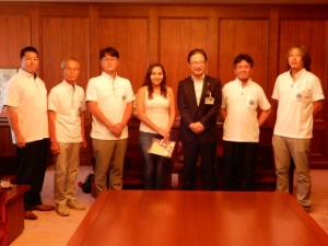 写真:津中央ライオンズクラブ交換留学生 来訪