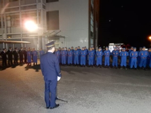 写真：津市消防団年末特別警戒巡視1