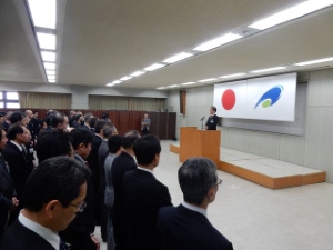 写真：仕事納め式