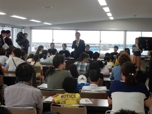 写真：うなぎ供養・豊漁願い放流会