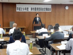 写真:津市農業委員会定期総会
