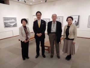 写真：第76回津日本画会展 鑑賞