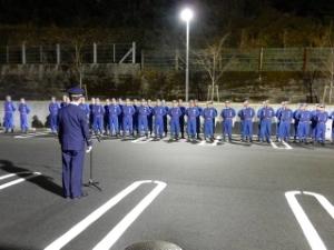 写真：津市消防団年末特別警戒巡視2