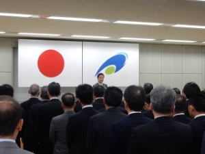 写真：仕事納め式