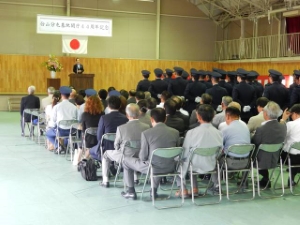 写真:航空自衛隊 白山分屯基地開庁44周年記念行事