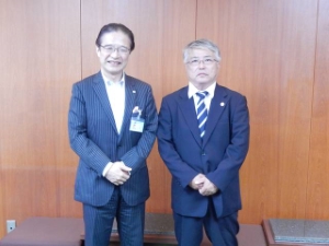 写真:津市観光協会 岡田昭良会長