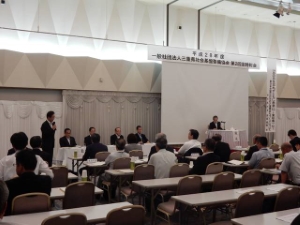写真:三重県社会基盤整備協会第2回定時総会