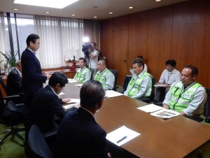 写真：熊本地震に伴う派遣職員による活動報告会