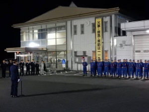 写真：津市消防団年末特別警戒巡視2