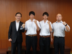 写真：ビーチバレー全国大会出場選手