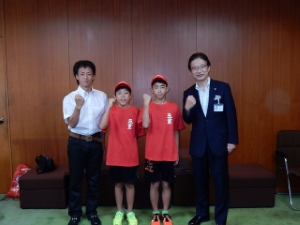 写真：全国陸上競技大会出場選手