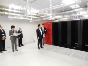 写真：「三重第2データセンター」内覧会