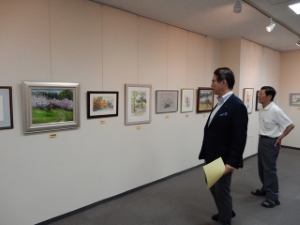 写真：絵画グループ「パレットクラブ絵画展」