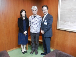 写真：声楽家　谷篤様 来訪