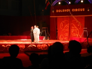 写真:三重テレビ放送開局45周年記念「2014年国立ボリショイサーカス津公演」 挨拶