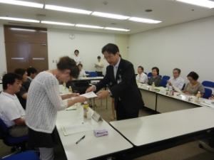 写真:津市ケーブルテレビ放送番組審議会 委員委嘱