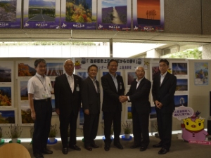 写真：上富良野町　向山富夫町長 来訪2