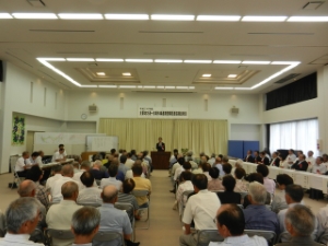 写真：一志美杉線道路整備促進協議会総会 挨拶