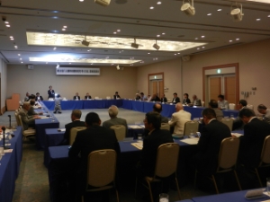 写真：第12回三重県喫煙環境を考える会連絡協議会 挨拶