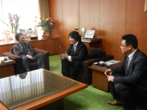 写真：東海カイロプラクティック協同組合　田邉創理事長 来訪