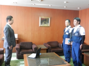 写真:JICA国際緊急援助隊医療チーム派遣 津市消防本部救急救命士による活動報告