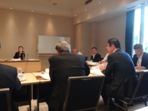 写真：過疎対策にかかる勉強会