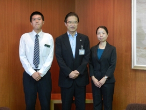 写真:水井鮎美さん、瀬古敏彰さんと