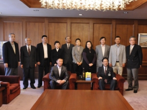 写真：モンゴル人技能実習生来訪