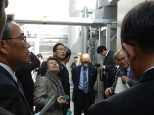 写真：三重大学スマートキャンパス実証事業 設備見学