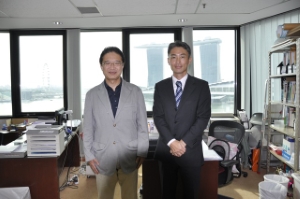 写真：百五銀行シンガポール事務所