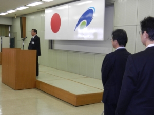 写真：小河俊昭副市長 離任式