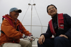 写真:市長と佐藤三郎さん