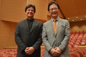 写真:市長とカリ・トゥルネンさん