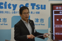 写真:平成27年9月7日定例記者会見の様子