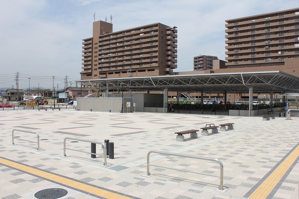 写真：久居駅東口防災広場