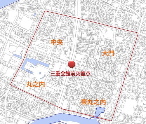 地図:登録できる不動産の所在エリア