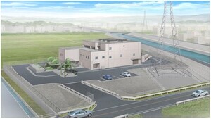 イラスト：天神ポンプ場完成イメージ図